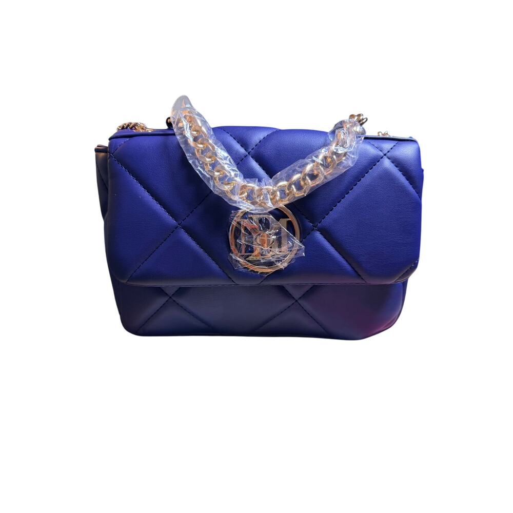 Quilted Blue Purse NWT